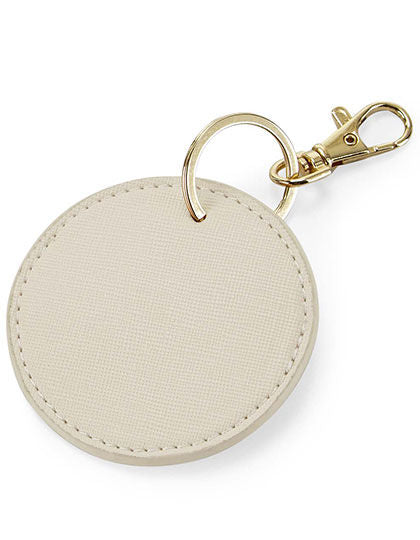 Sleutelhanger cirkel lederlook