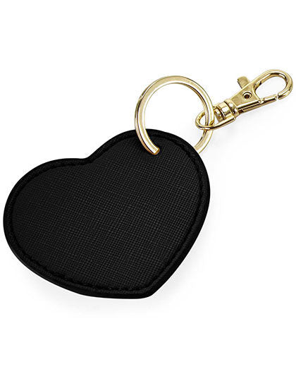 Sleutelhanger hart lederlook