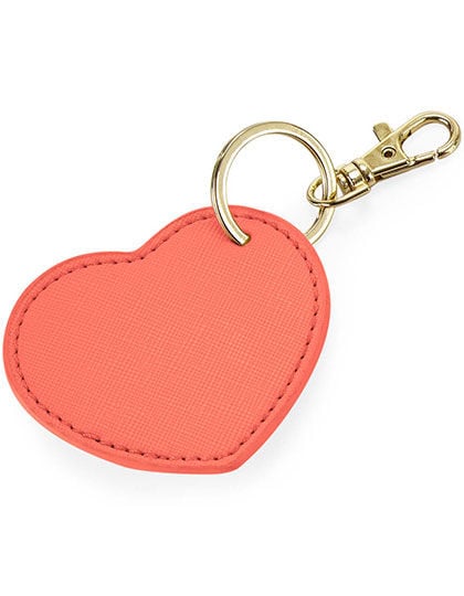 Sleutelhanger hart lederlook