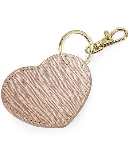 Sleutelhanger hart lederlook