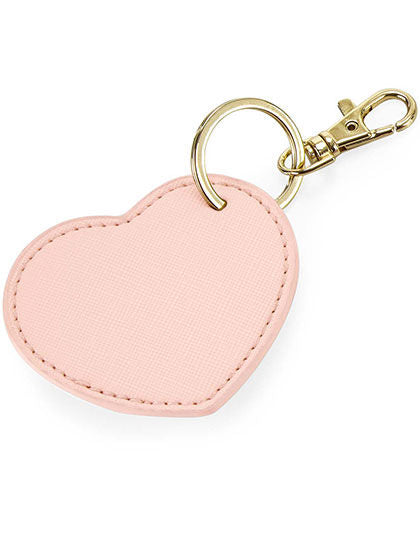 Sleutelhanger hart lederlook