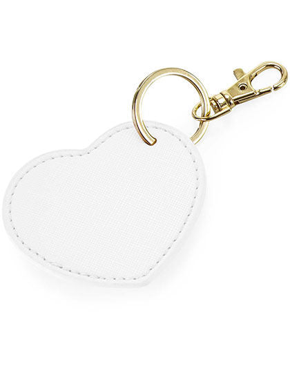 Sleutelhanger hart lederlook