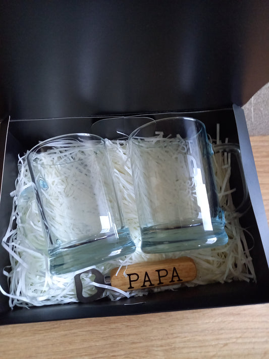 Vaderdagbox glazen