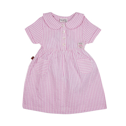Jurk met strepen + bloomer