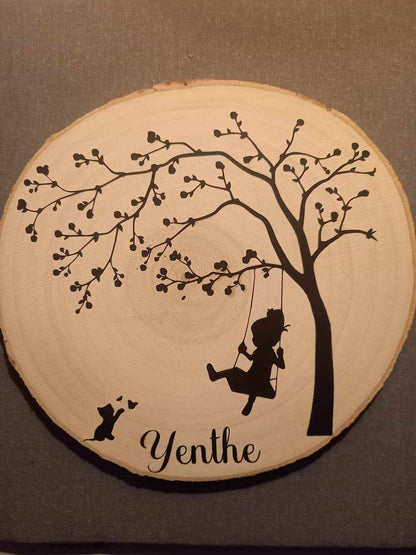 Houten schijf